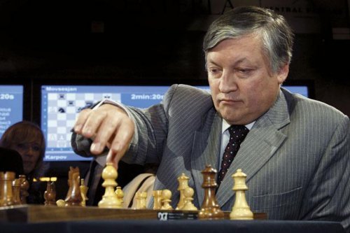 Anatoly Karpov the great chess player