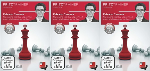 Fritz Trainer, Caruana Fabiano: Navigating the Ruy Lopez. Vol.1,2,3