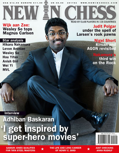 New In Chess Magazine 2017 №2 (Baskaran Adhiban)